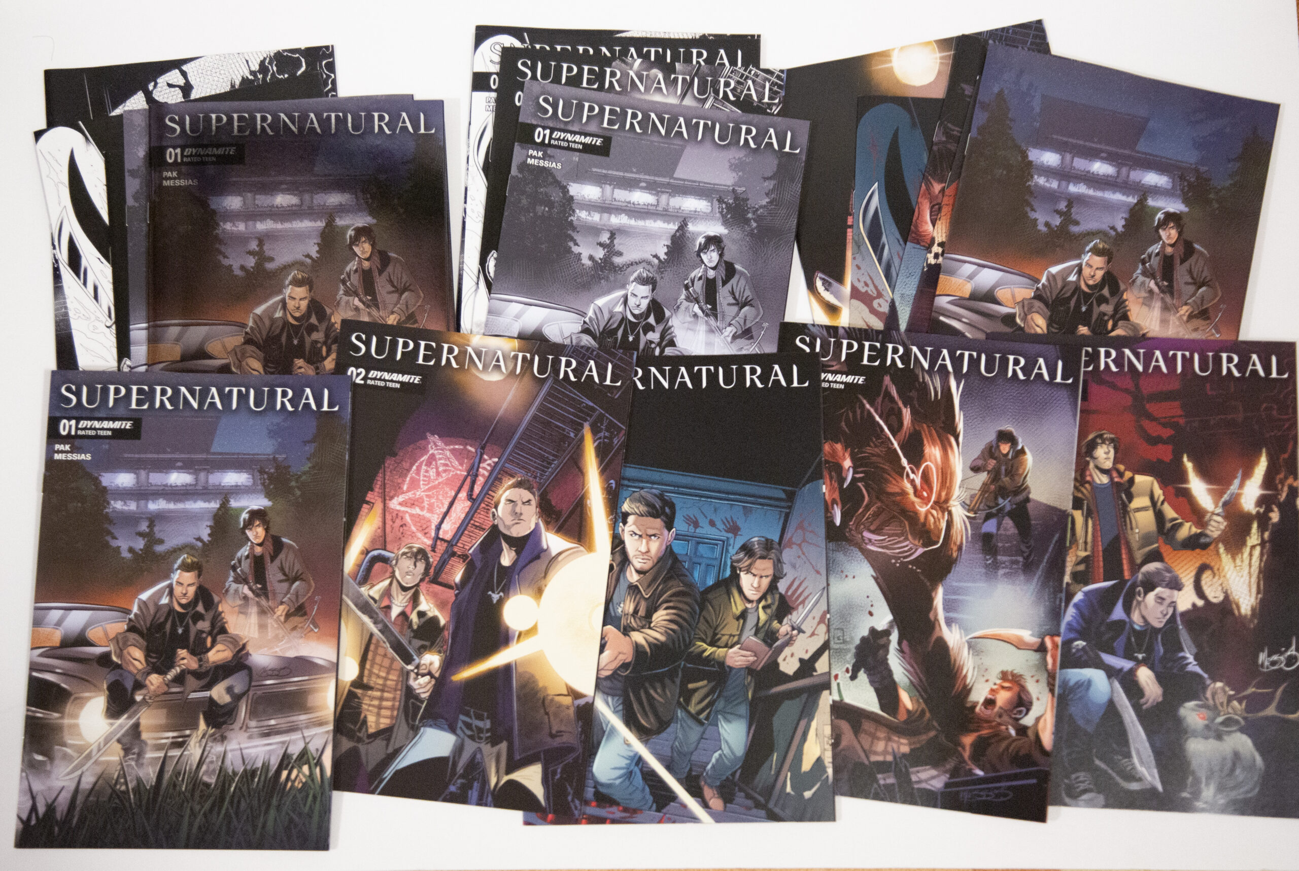 SUPERNATURAL #1-5 comic set – Eder Messias cover set! – 20 comics